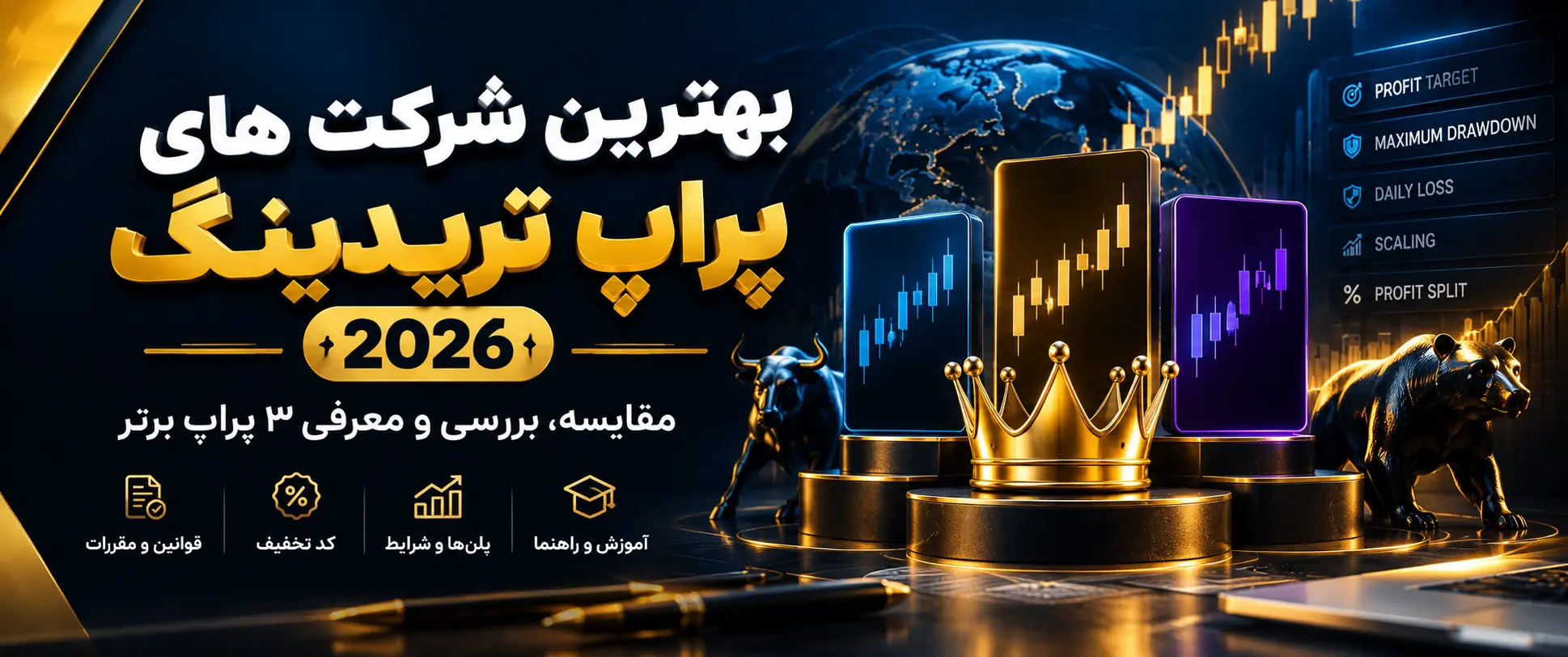 بهترین پراپ فرم های تریدینگ در سال 2026 کدامند؟