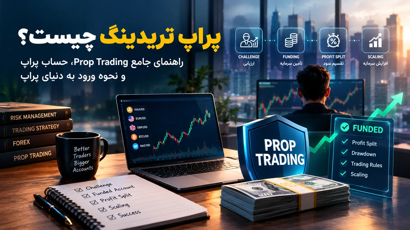 پراپ تریدینگ چیست؟ راهنمای جامع Prop Trading، حساب پراپ و نحوه شروع