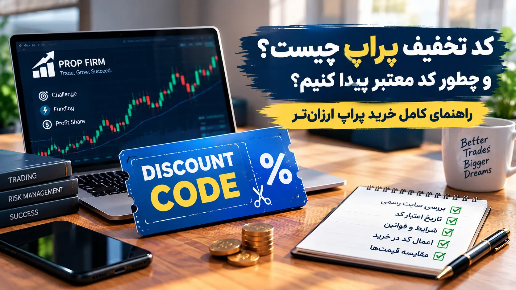 کد تخفیف پراپ چیست و چگونه کار میکند؟