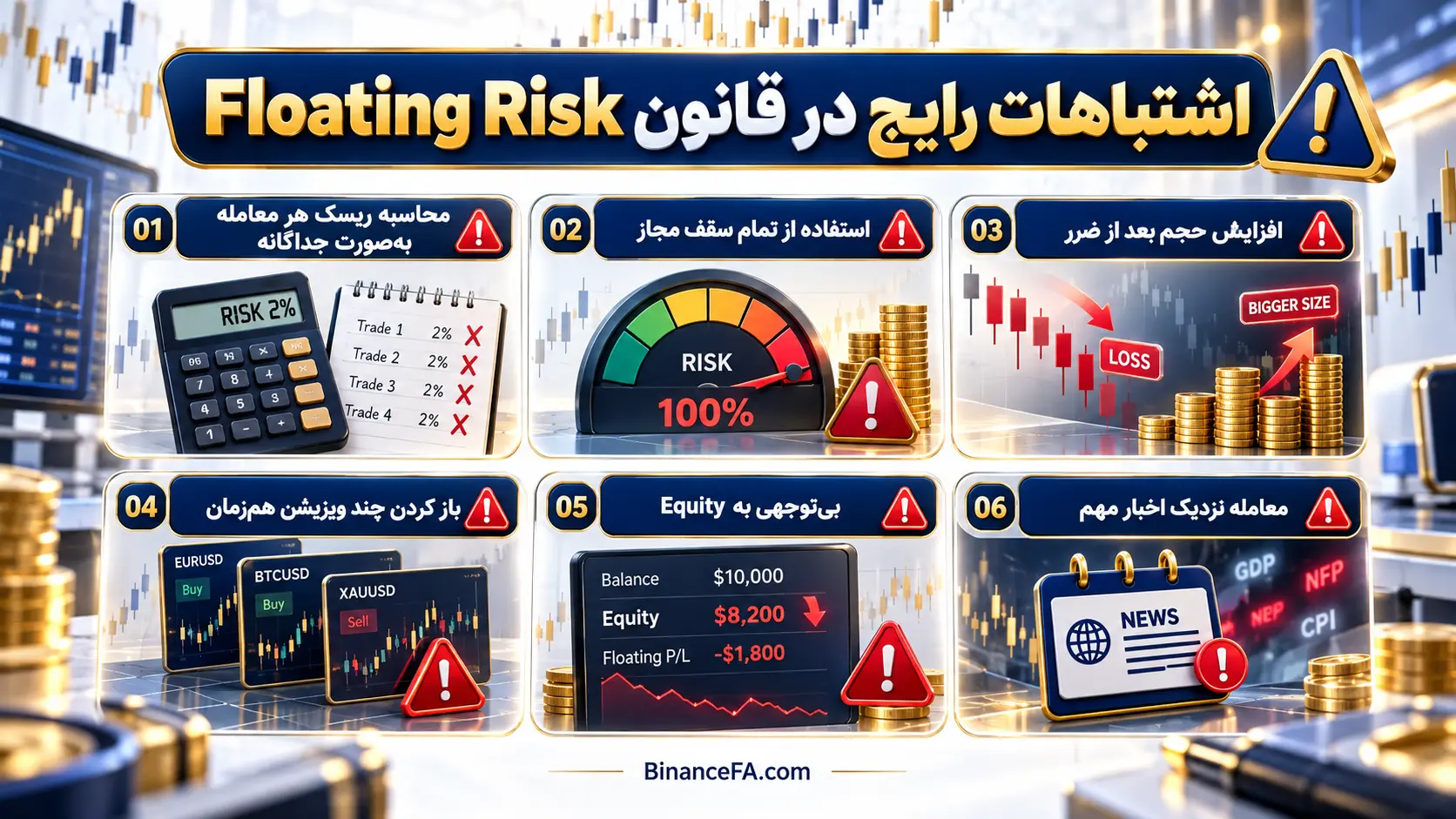 اشتباهات رایج در قانون Floating Risk
